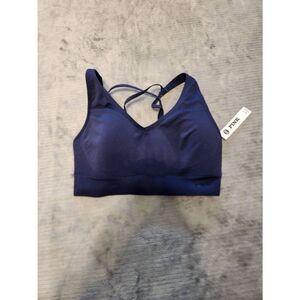 NWT Victoria’s Secret Pink Active Medium Suppoer Sport Size XS Sports Bra Navy